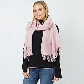 Solid Color Soft Oblong Scarf