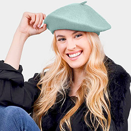 Solid Color French Beret Hat