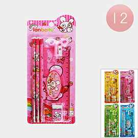 12 SET OF 6 - Kids Stationary Sets