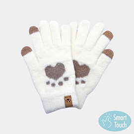 Cat Paw Pointed Smart Touch Gloves