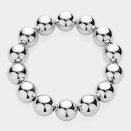 Metal Ball Stretch Bracelet