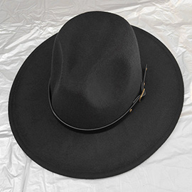 Belt Band Pointed Fedora Hat