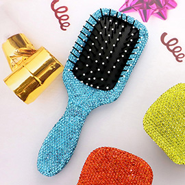 Rhinestone Pave Hair Brush