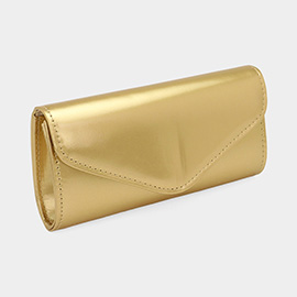 Shiny Envelop Evening Clutch / Crossbody Bag