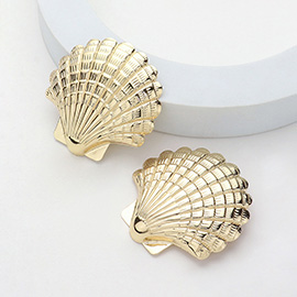 Metal Shell Earrings