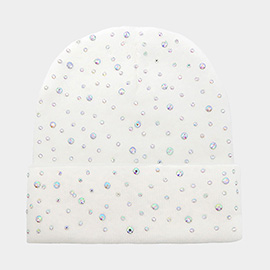 Bling Studded Beanie Hat