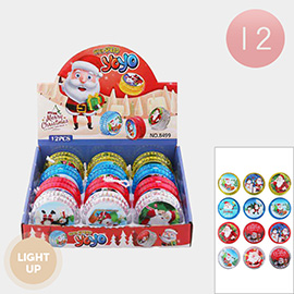 12PCS - Christmas Santa Yoyo Toys