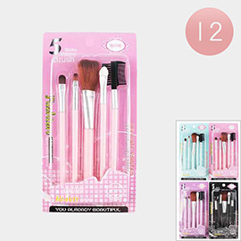 12 SET OF 5 - Makeup Brush Sets