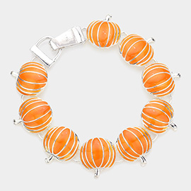 Pumpkin Link Magnetic Bracelet