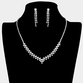 Rhinestone necklace