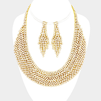 Rhinestone necklace