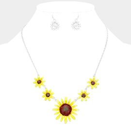 Garden Floral Collar Necklace