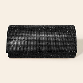 Bling Solid Evening Clutch / Crossbody Bag
