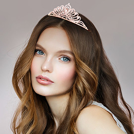 Teardrop Centered Princess Tiara