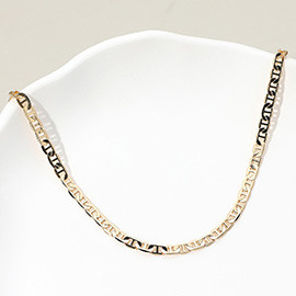 Metal Chain Link Necklace