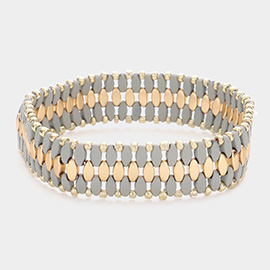 Color Pointed Stretch Bracelet