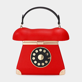 Telephone Designed Tote / Crossbody Bag