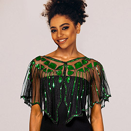 Sequin Embellished Shawl