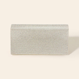 Bling Studded Box Evening Bag / Clutch / Crossbody Bag