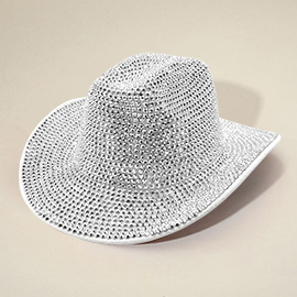 Bling Studded Fedora Hat