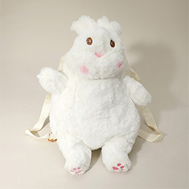 Kids Rabbit Plush Doll Backpack Bag