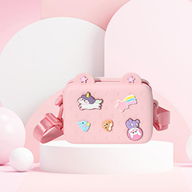 HOT FOCUS - Kids Fun Charm Crossbody Bag