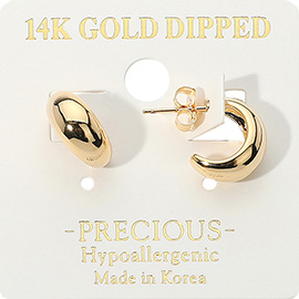 14K Gold Dipped Hypoallergenic Mini Hoop Earrings