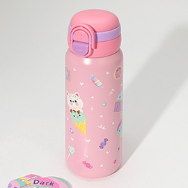 HOT FOCUS - 2 Ways to Drink Straw and Spout Water Bottle