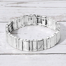 Antique Metal Bar Stretch Bracelet