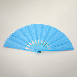 Plain Folding Line Dance Hand Fan