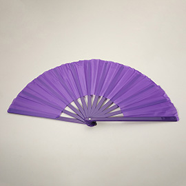 Plain Folding Line Dance Hand Fan