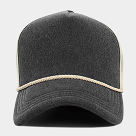 Plain Premium Pigment Foam Trucker Hat