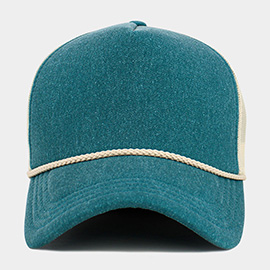 Plain Premium Pigment Foam Trucker Hat