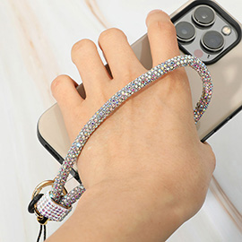Bling Studded Phone Strap Keychain / Bag Charm