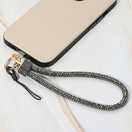 Bling Studded Phone Strap Keychain / Bag Charm