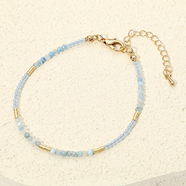 Faceted Beaded Bracelet