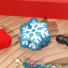 Snowflake Hair Claw Clip