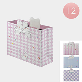 12PCS - Cute 3D Pop-up Bunny Printed Gift Bags