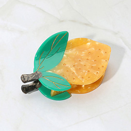Lemon Hair Claw Clip