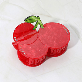 Cherry Hair Claw Clip