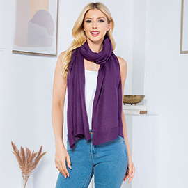 Plain Shawl Poncho Scarf