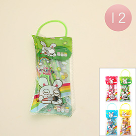 12 SET OF 5 -Kids Bunny Stationery Set