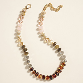 Gradient Multi Beaded Necklace