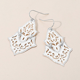 Bold Filigree Drop Dangle Earrings