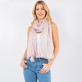 Sheer Metallic Shawl Wrap Scarf