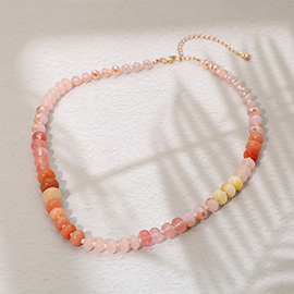 Gradient Beaded Necklace