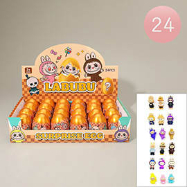 24PCS - Monster Bunny Mini Figure Surprise Egg Toys