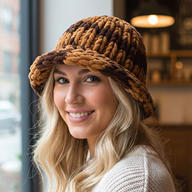 Chunky Knit Crochet Winter Hat