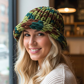 Chunky Knit Crochet Winter Hat