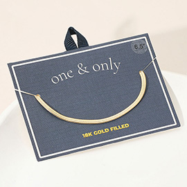 18K Gold Filled Snake Chain Bracelet